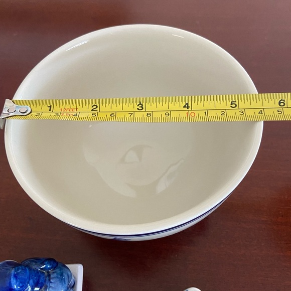 Holland Dutch Netherlands Delftware Kissing Boy & Girl, Wooden Shoes & Bowl - Picture 12 of 13